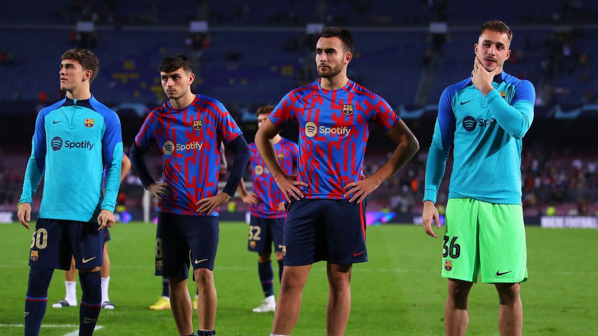 Getty Images / Eric Alonso / Piłkarze FC Barcelony po porażce z Bayernem Monachium