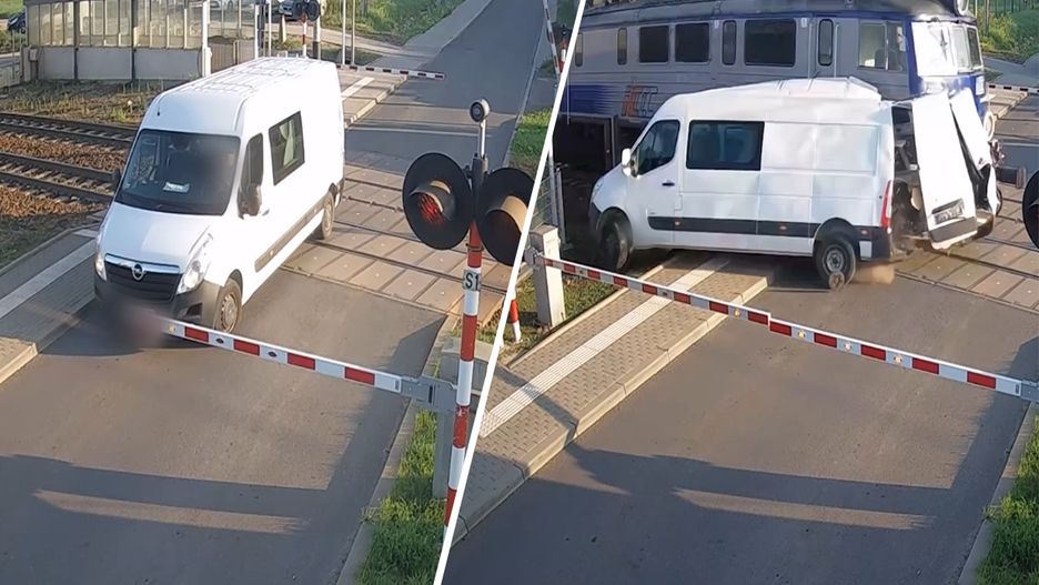 Zdarzenie na przejeździe kolejowym