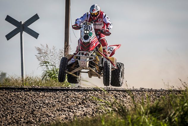 Rafał Sonik zaliczył pierwsze (i oby nieostatnie) etapowe podium / fot. Jacek Bonecki