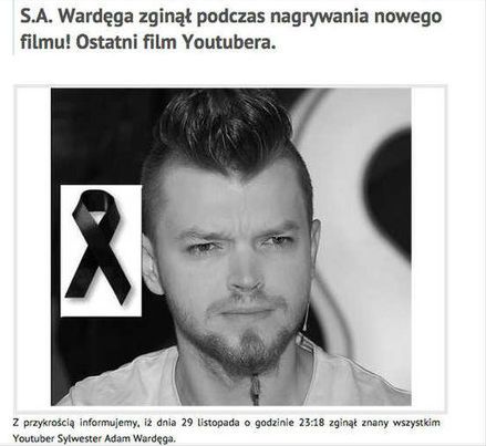 Wardęga nie żyje? Nieprawda. To tylko kolejna próba wyłudzenia od Was pieniędzy 2
