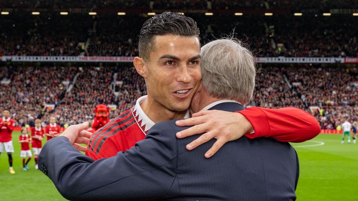 Spotkanie Cristiano Ronaldo z sir Alexem Fergusonem
