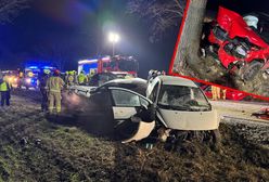 Piątka rannych, jedna osoba uwięziona w aucie. Służby pokazały zdjęcia