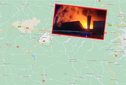 Pożar w Dębicy. Płonął zakład produkujący opony