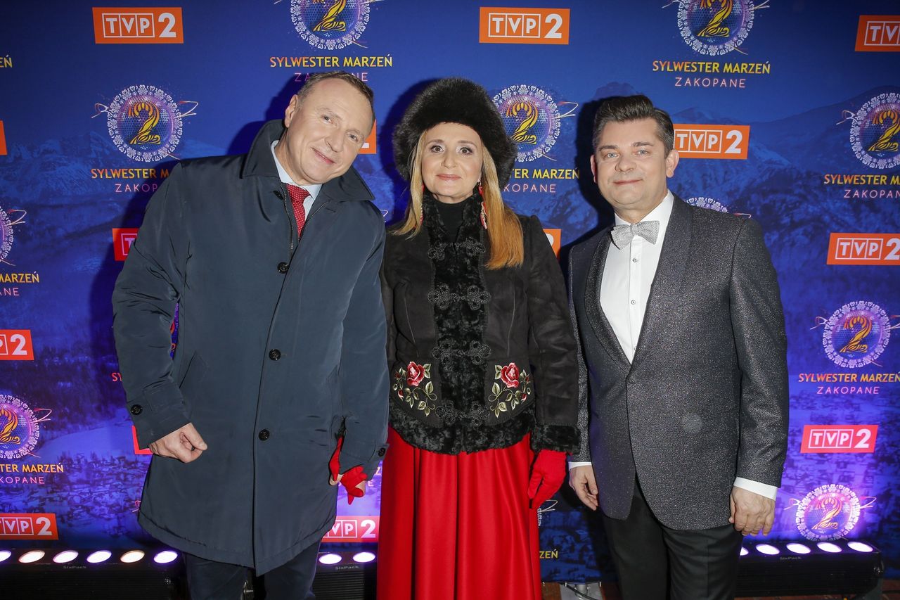 Joanna Kurska błyszczała podczas Sylwestra TVP