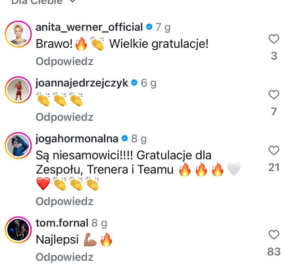Gwiazdy gratulują