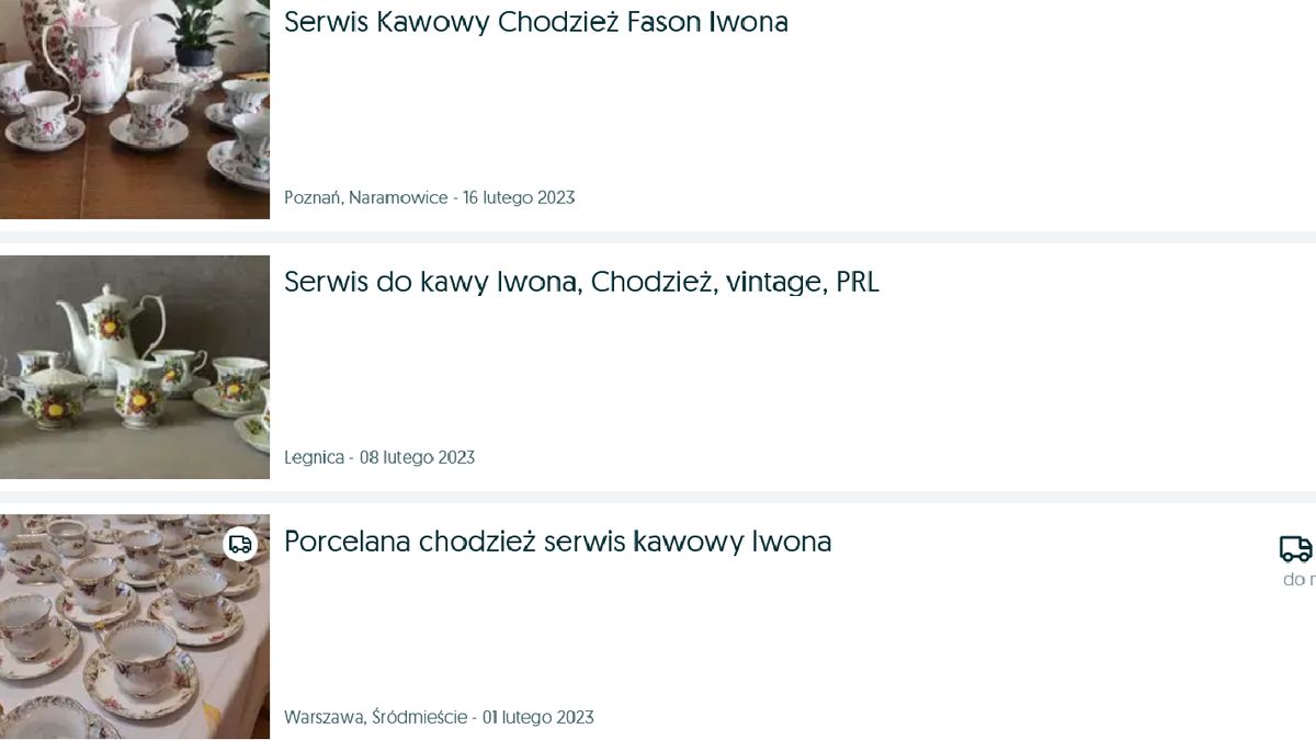 Ten serwis kawowy to prawdziwa gratka dla kolekcjonerów