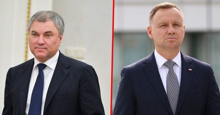 Przewodniczący Dumy domaga się ukarania prezydenta Dudy. "Rehabilituje faszyzm"