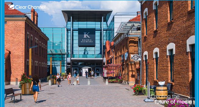 Clear Channel Polska z nośnikami w Galerii Kazimierz