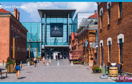 Clear Channel Polska z nośnikami w Galerii Kazimierz