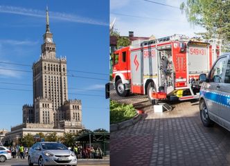 Z OSTATNIEJ CHWILI: Mężczyzna podpalił się pod Pałacem Kultury i Nauki!