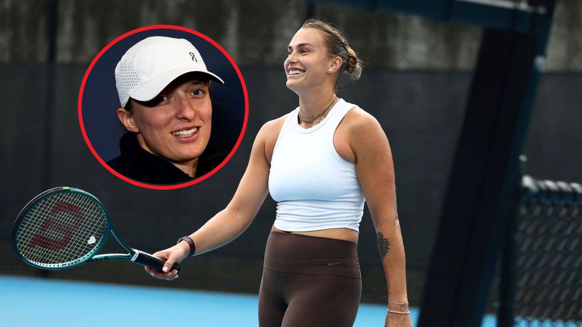 Getty Images / Chris Hyde/ Robert Prange / Na dużym zdjęciu Iga Świątek, na małym Aryna Sabalenka