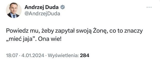 Andrzej Duda przypadkowo opublikował swoją prywatną wiadomość?! Wpis prezydenta szybko ZNIKNĄŁ z platformy