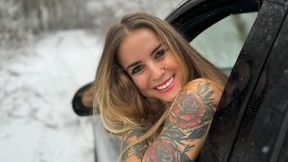 Mróz i śnieg, a ona... Tylko zobacz, jakie zdjęcia wrzuciła