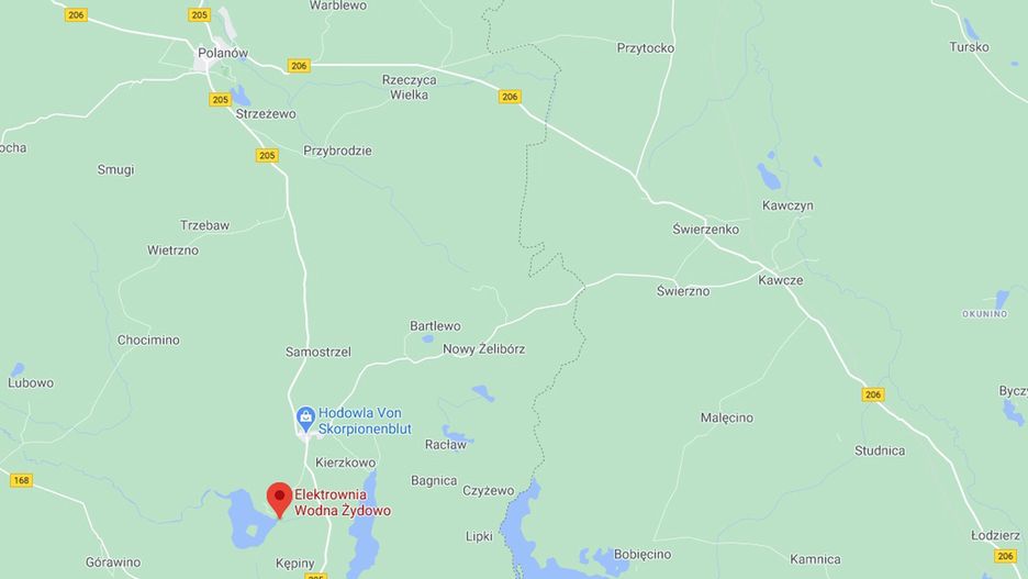 49-latek utonął w kanale elektrowni wodnej w Żydowie