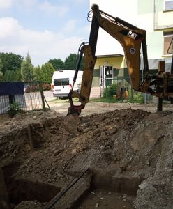 Makabryczne odkrycie w Kraśniku. Kości na placu budowy