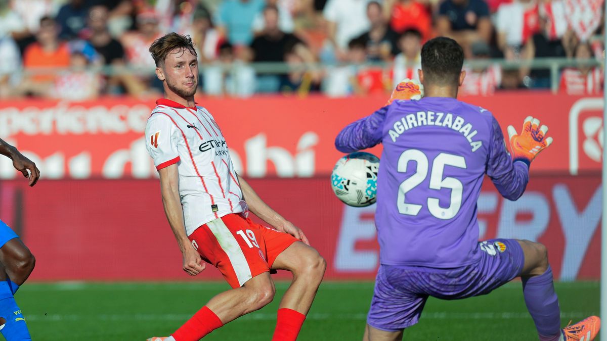 PAP/EPA / PAP/EPA/David Borrat / Girona w końcu wygrała w La Lidze