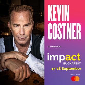 Kevin Costner gwiazdą drugiej edycji Impact Bucharest. Spotkanie liderów biznesu i polityki