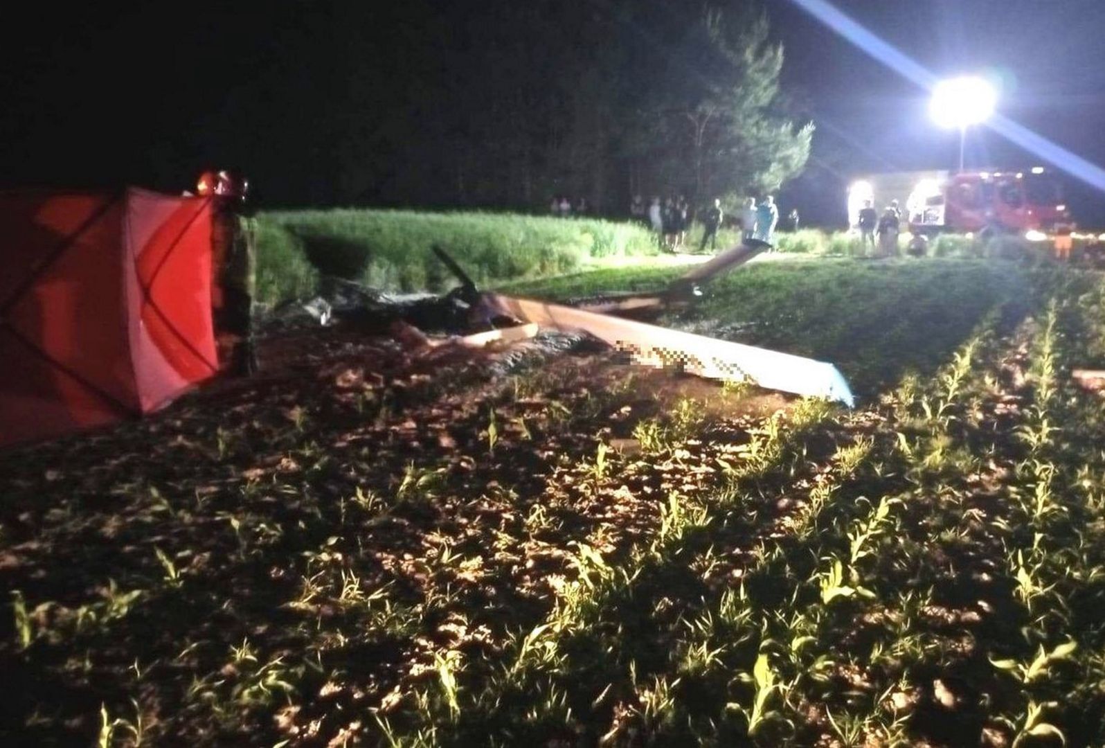 Tragiczny wypadek lotniczy na Podkarpaciu. Nie żyje 19-latek
