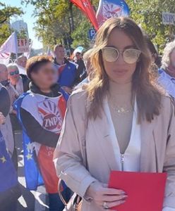 Marianna Schreiber na proteście nauczycieli. Osobisty wpis żony ministra PiS