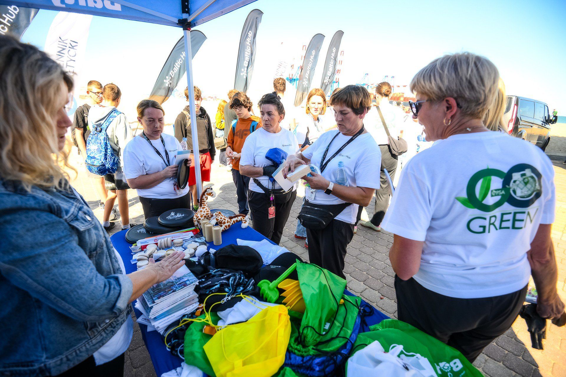 Czysta plaża w Stogach