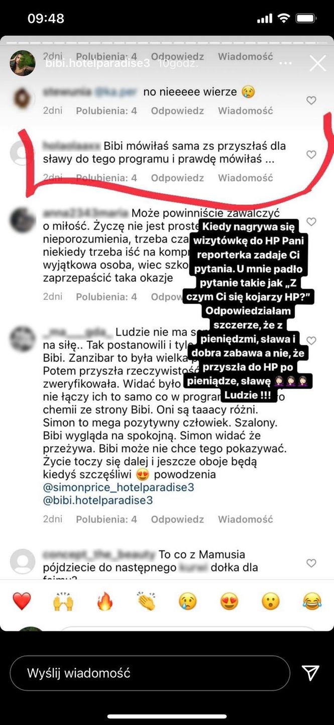 Bibi o kulisach rozstania z Simonem
