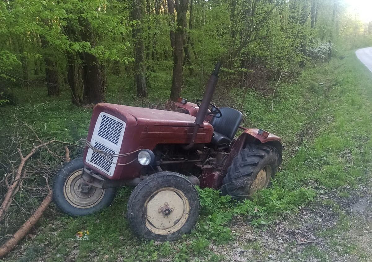 Wypadek traktora