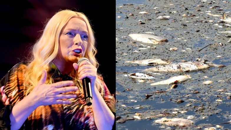 Katarzyna Nosowska krytykuje polski rząd za katastrofę na Odrze