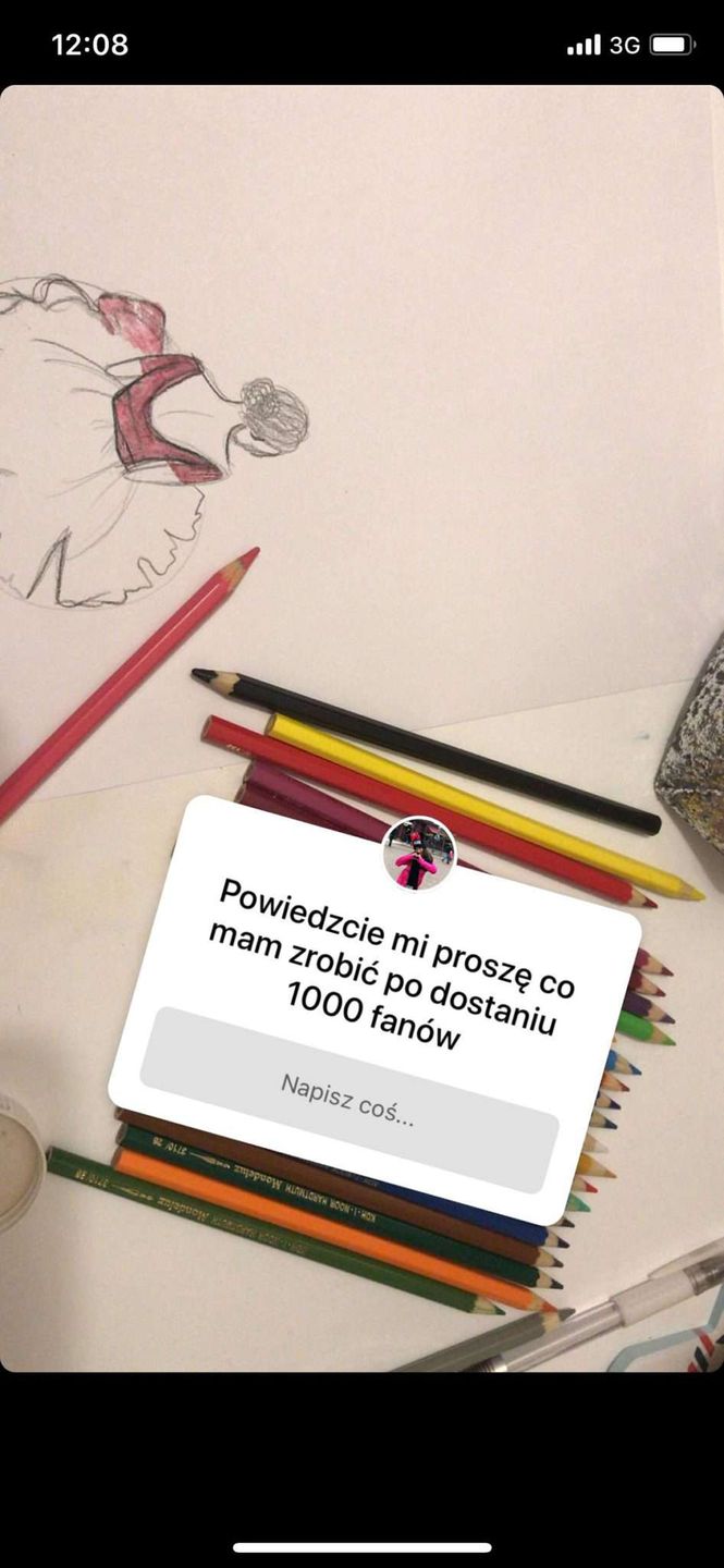 Rysunek córki Michała Wiśniewskiego