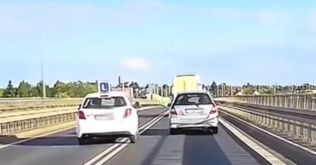Nagrali "elkę". Tak zachował się kierowca