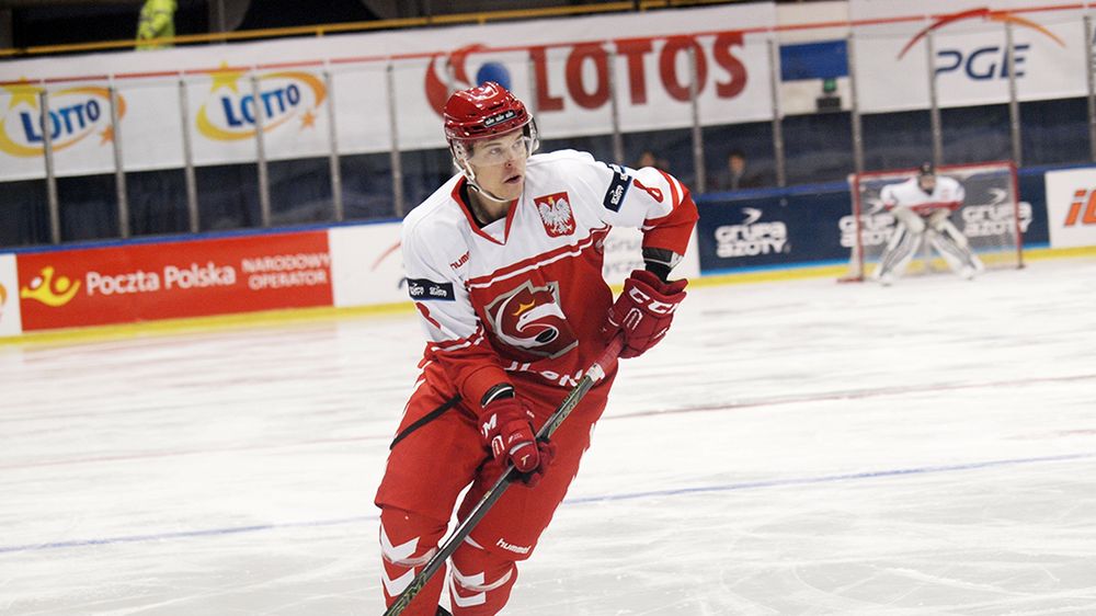 WP SportoweFakty / Agnieszka Skórowska / Na zdjęciu: Aron Chmielewski w barwach reprezentacji Polski