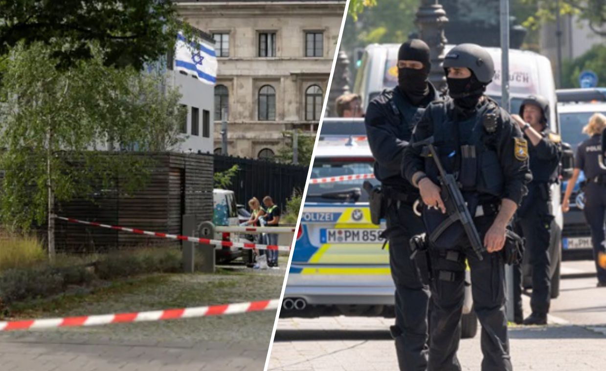 Polizei erschießt bewaffneten Islamist vor israelischem Konsulat in München