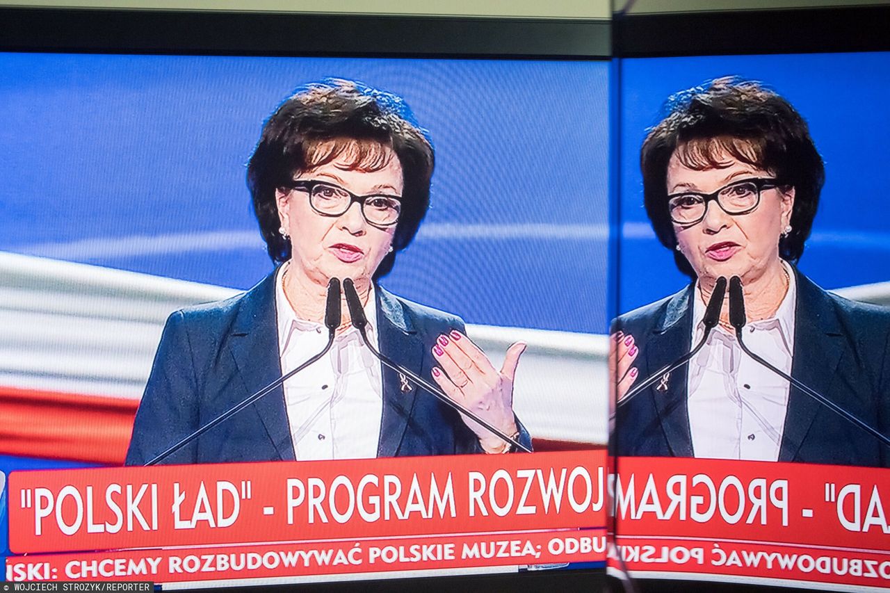 Elżbieta Witek na konferencji prezentującej program Polski Ład