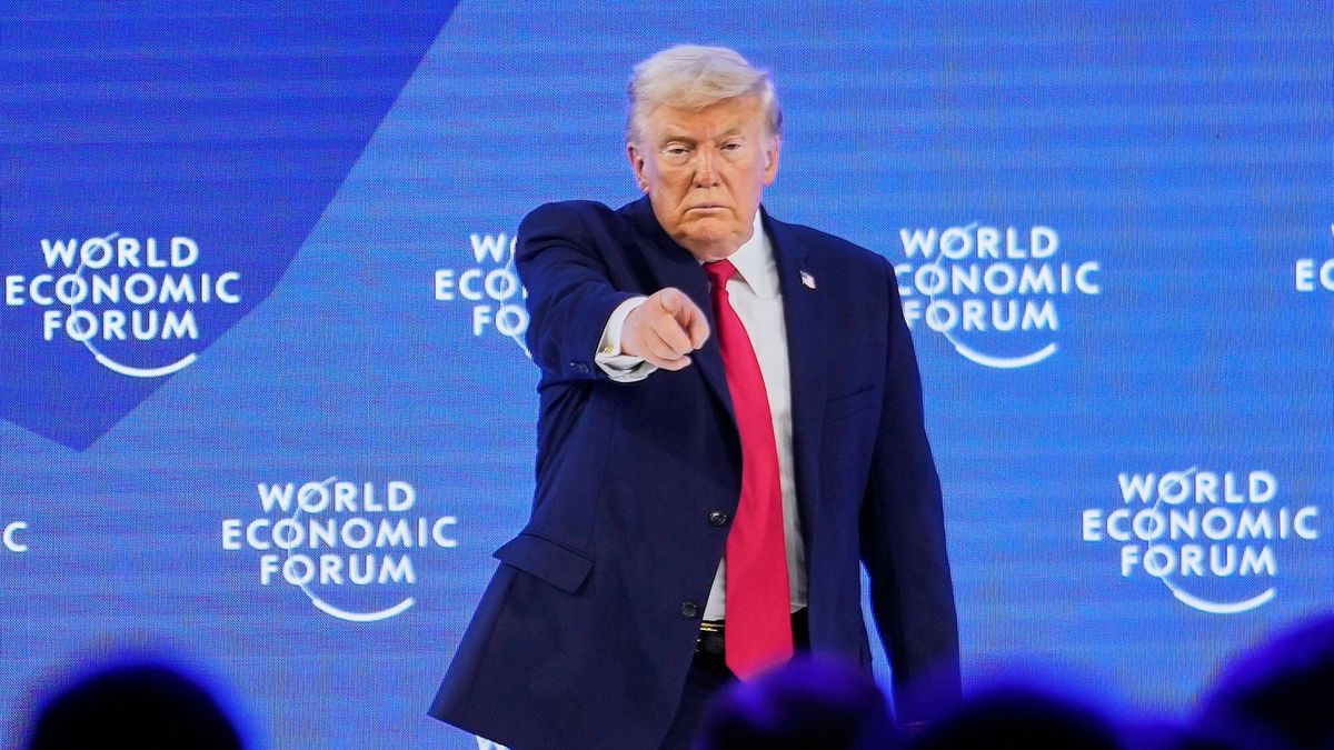 56. edycja ?wiatowego Forum Ekonomicznego w Davos
President Donald Trump reacts after his speech during the Annual Meeting of the World Economic Forum in Davos, Switzerland, Wednesday, Jan. 21, 2026. (AP Photo/Markus Schreiber)
Markus Schreiber
