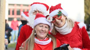 Chrzanów: Bieg Świętego Mikołaja. Setki czerwonych czapek