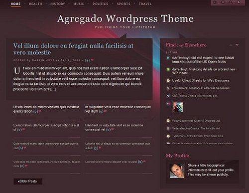 41 pięknych szablonów do Wordpressa 5