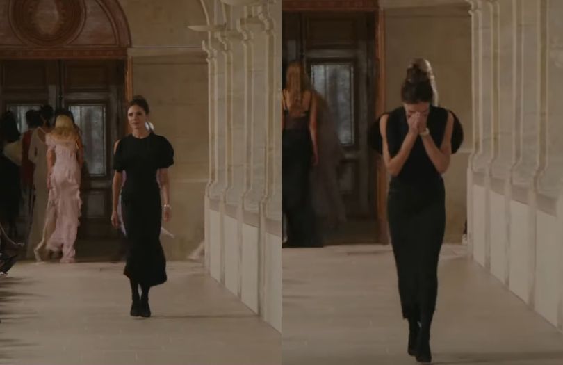 Victoria Beckham wybuchła płaczem po pokazie na Paris Fashion Week