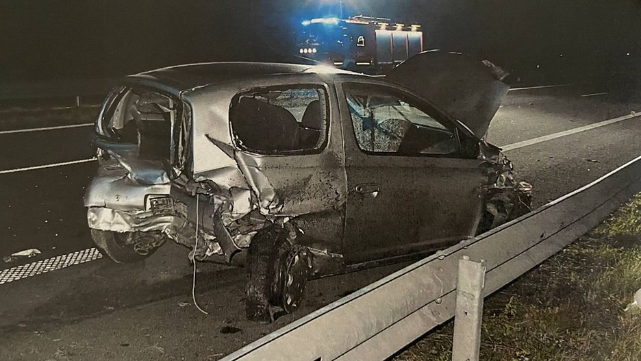 Wypadek z udziałem pijanego kierowcy