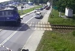 Wjechał na przejazd kolejowy. Chwilę potem nadjechał pociąg