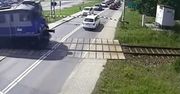 Wjechał na przejazd kolejowy. Chwilę potem nadjechał pociąg