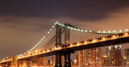 Nowy Jork - Brooklyn Bridge zamknięty
