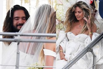 Bajkowy ślub Heidi Klum i Toma Kaulitza: luksusowy jacht, bose stopy i kwietne girlandy (FOTO)