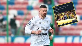 Podolski pojawił się na meczu PKO Ekstraklasy. Ale nie Górnika Zabrze