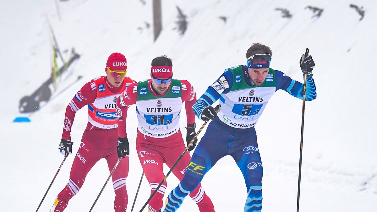 PAP/EPA / KIMMO BRANDT / Na zdjęciu: sztafeta mężczyzn 4x7,5 km