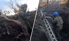 Otoczyli Ukraińców. Dramatyczne nagranie z okopów pod Awdijiwką