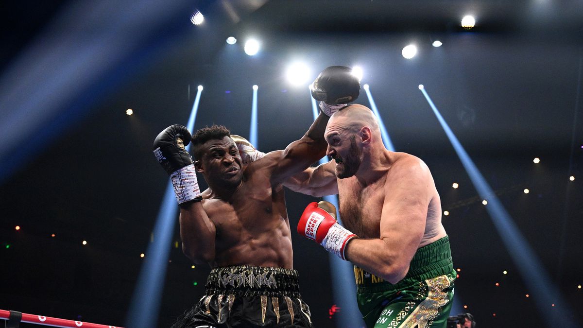 Getty Images / Justin Setterfield / Francis Ngannou i Tyson Fury