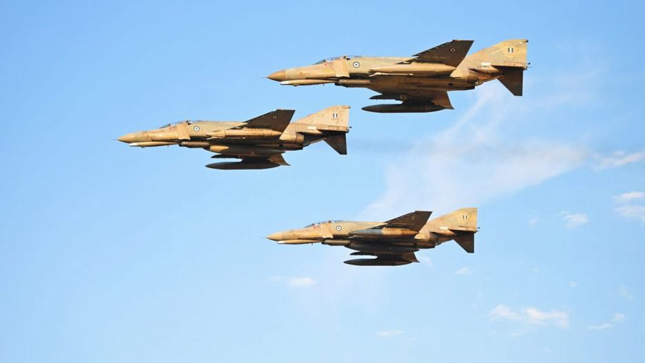 Samoloty F-4 należące do greckiego lotnictwa