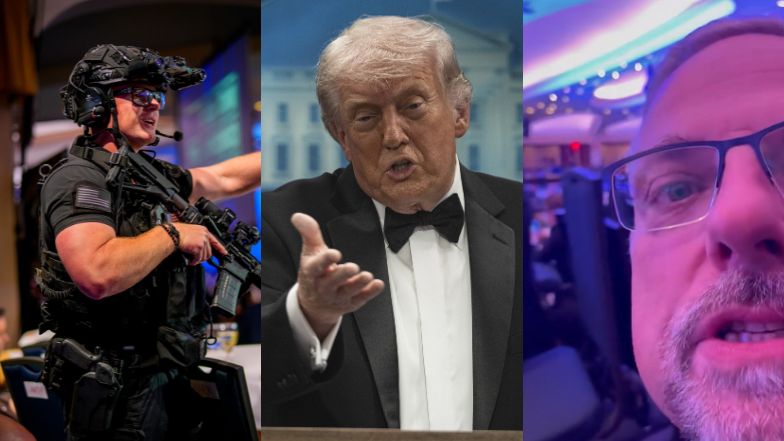 Podczas kolacji z Donaldem Trumpem PADŁY STRZAŁY