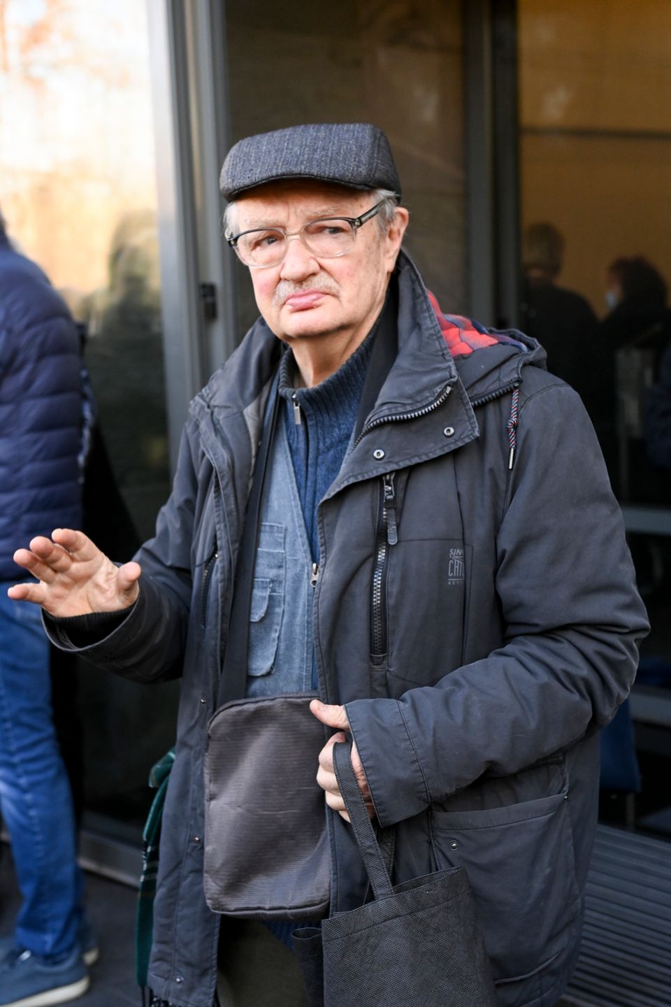 Damian Damięcki - pogrzeb Andrzeja Zaorskiego