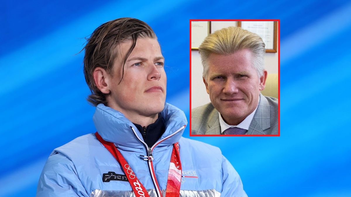 Getty Images / Maja Hitij / Autorstwa Vk 404 - Praca własna, CC BY-SA 4.0, https://commons.wikimedia.org/w/index.php?curid=106836360 / Na zdjęciu: Johannes Klaebo, na małym zdjęciu: Dmitrij Wasiljew