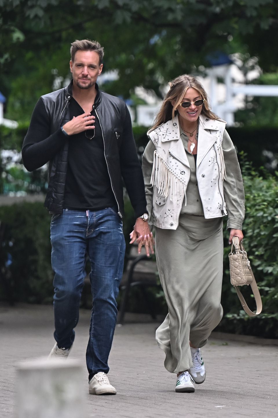 Marcelina Zawadzka z partnerem